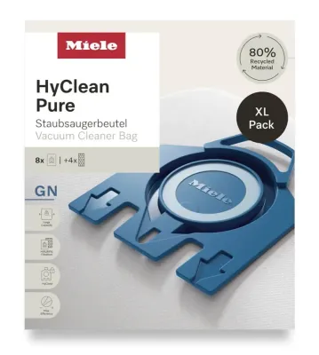 Мешки для пылесоса Miele XL-Pack HyClean 3D Efficiency GN, 8 шт. с фильтрами
