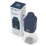 Бутылка для напитков Monbento Positive M Blue Infinity 0,5 л, тёмно-синяя, квадратная — фото 4