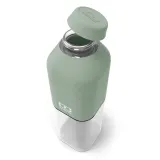 Бутылка для воды Monbento Positive M Green Natural 0,5 л, зелёная, квадратная, тритан — фото 3