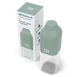 Бутылка для воды Monbento Positive M Green Natural 0,5 л, зелёная, квадратная, тритан — фото 4