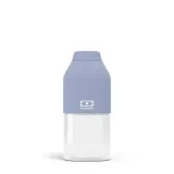 Бутылка для воды Monbento Positive S Light Blue 0,33 л, голубая, квадратная, тритан — фото 1