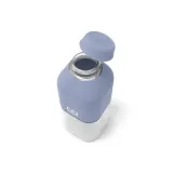 Бутылка для воды Monbento Positive S Light Blue 0,33 л, голубая, квадратная, тритан — фото 2