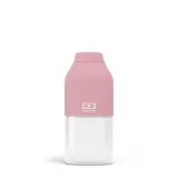 Бутылка для воды Monbento Positive S Light Pink, светло-розовая, квадратная, из тритана — фото 1