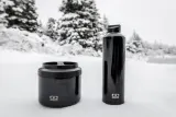 Термобутылка Monbento Steel Black Onyx 0,5 л, чёрная, сталь 18/8, крышка со съёмным заварником — фото 4