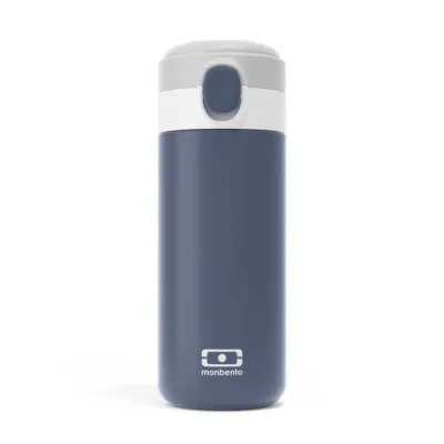 Термобутылка детская Monbento Pop Blue Infinity 0,36 л, синяя, со спортивной крышкой, от 6 лет