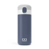 Термобутылка детская Monbento Pop Blue Infinity 0,36 л, синяя, со спортивной крышкой, от 6 лет — фото 1