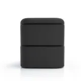 Ланч-бокс Monbento Bento Original Black Onyx, 1 л (2 камеры по 0,5 л), чёрный — фото 3
