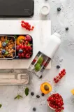 Ланч-бокс Monbento Bento Original Black Onyx, 1 л (2 камеры по 0,5 л), чёрный — фото 5