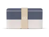 Ланч-бокс Monbento Bento Original Made in France Blue Natural, 1 л, синий с кремовым — фото 2