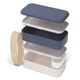 Ланч-бокс Monbento Bento Original Made in France Blue Natural, 1 л, синий с кремовым — фото 4