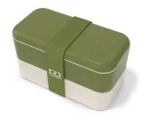 Ланч-бокс Monbento Bento Original Made in France Olive Recycled, 1 л (2 × 500 мл), оливковый — фото 1