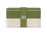 Ланч-бокс Monbento Bento Original Made in France Olive Recycled, 1 л (2 × 500 мл), оливковый — фото 2