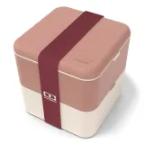 Ланч-бокс Monbento Bento Square Made in France Rose Moka 1,7 л, кремовый и цвета moka — фото 1