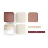 Ланч-бокс Monbento Bento Square Made in France Rose Moka 1,7 л, кремовый и цвета moka — фото 4