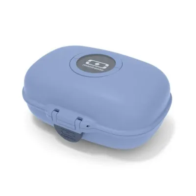 Ланч-бокс детский Monbento Gram Blue Infinity 600 мл, с силиконовыми уплотнителями, синий