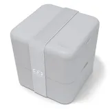 Ланч-бокс Monbento Bento Square Made in France Grey Coton 1,7 л, светло-серый — фото 1
