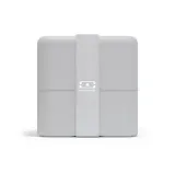 Ланч-бокс Monbento Bento Square Made in France Grey Coton 1,7 л, светло-серый — фото 2