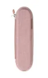Дорожный набор столовых приборов Monbento Slim Nest Pink в футляре на молнии, ложка, вилка, нож, розовый — фото 4