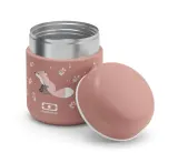 Термос для еды детский Monbento Capsule Fox 280 мл, пыльно-розовый, с лисами — фото 2
