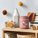 Термос для еды детский Monbento Capsule Fox 280 мл, пыльно-розовый, с лисами — фото 5