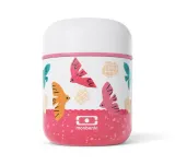 Термос для еды детский Monbento Capsule Graphic Birds 280 мл, бело-розовый, с птицами — фото 1