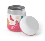 Термос для еды детский Monbento Capsule Graphic Birds 280 мл, бело-розовый, с птицами — фото 2