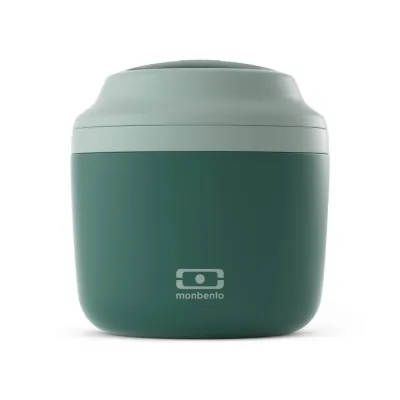 Термос для еды Monbento Element Green Bicolor 0,55 л, зелёный, герметичный