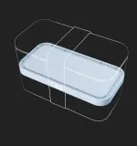 Охлаждающий вкладыш Monbento I-cy Blue Polar, 18,5 × 9,3 × 1,9 см, светло-синий — фото 2