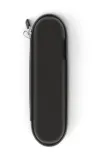 Дорожный набор столовых приборов Monbento Slim Nest Black в футляре на молнии, ложка, вилка, нож, чёрный — фото 4