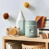 Термос для еды детский Monbento Capsule Raccoon 280 мл, зелёный, с енотами — фото 5