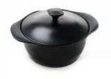 Кастрюля с крышкой Moneta Lirica 20 см, 2,7 л, антипригарное покрытие Artech Ultra, для индукции, чёрная — фото 1