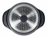Кастрюля с крышкой Moneta Lirica 20 см, 2,7 л, антипригарное покрытие Artech Ultra, для индукции, чёрная — фото 4