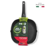 Сковорода-гриль Moneta Recy 28 x 28 см, алюминий, бакелит, антипригарная, индукция, посудомоечная машина — фото 4