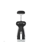 Штопор OXO SteeL с самоцентрирующимся механизмом и ножом для фольги, нержавеющая сталь, черный — фото 1