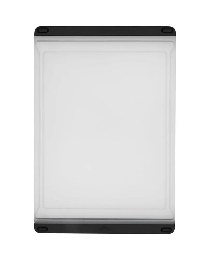 Доска разделочная OXO Good Grips 26,7 x 18 см, двусторонняя, молочно-чёрная