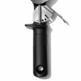 Ложка для мороженого с рычагом OXO Swipe Good Grips, нержавеющая сталь и пластик, мягкая нескользящая ручка, чёрная — фото 3