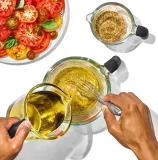 Мерный стакан стеклянный OXO Good Grips 1 л с ручкой, шкала в мл и чашках, прозрачный — фото 3