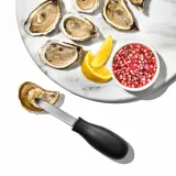 Нож для устриц OXO Good Grips, нержавеющая сталь и пластик, чёрная ручка, можно мыть в посудомоечной машине — фото 7