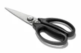 Ножницы кухонные для зелени OXO Good Grips, стальные лезвия с микрозубчиками, мягкая ручка, чёрные — фото 3