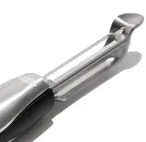 Овощечистка прямая двусторонняя OXO Steel 19 × 3,1 см, нержавеющая сталь, лезвие в японском стиле, серебристая — фото 3
