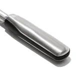 Овощечистка прямая двусторонняя OXO Steel 19 × 3,1 см, нержавеющая сталь, лезвие в японском стиле, серебристая — фото 4