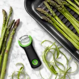 Овощечистка для спаржи OXO Good Grips, нержавеющая сталь и пластик, 11 см, чёрная — фото 4