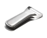 Овощечистка Y-образная OXO Steel 12,7 × 7,6 см, нержавеющая сталь, лезвие в японском стиле, нескользящая ручка, серебристая — фото 1