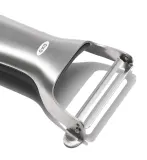 Овощечистка Y-образная OXO Steel 12,7 × 7,6 см, нержавеющая сталь, лезвие в японском стиле, нескользящая ручка, серебристая — фото 4