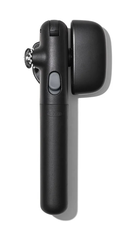 Открывалка для консервных банок OXO Good Grips Lock&Go, пластик и нержавеющая сталь, чёрная, 2,15 x 4,25 x 9,95 см