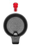Сепаратор жира OXO Good Grips 0,5 л, пластик без BPA, с ситечком и защитной крышкой, прозрачный — фото 3