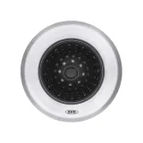 Сито для раковины OXO Good Grips из нержавеющей стали и силикона, без BPA, чёрное с серебристым, диаметр 11 см — фото 1
