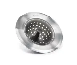 Сито для раковины OXO Good Grips из нержавеющей стали и силикона, без BPA, чёрное с серебристым, диаметр 11 см — фото 2