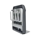 Складная сушилка для бутылок и трубочек OXO Good Grips, алюминий, PP и ABS, серая, 16,1 x 31 x 12,2 см — фото 4