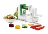 Спиральный слайсер для овощей OXO Good Grips, с тремя лезвиями, пластик и нержавеющая сталь, белый — фото 1